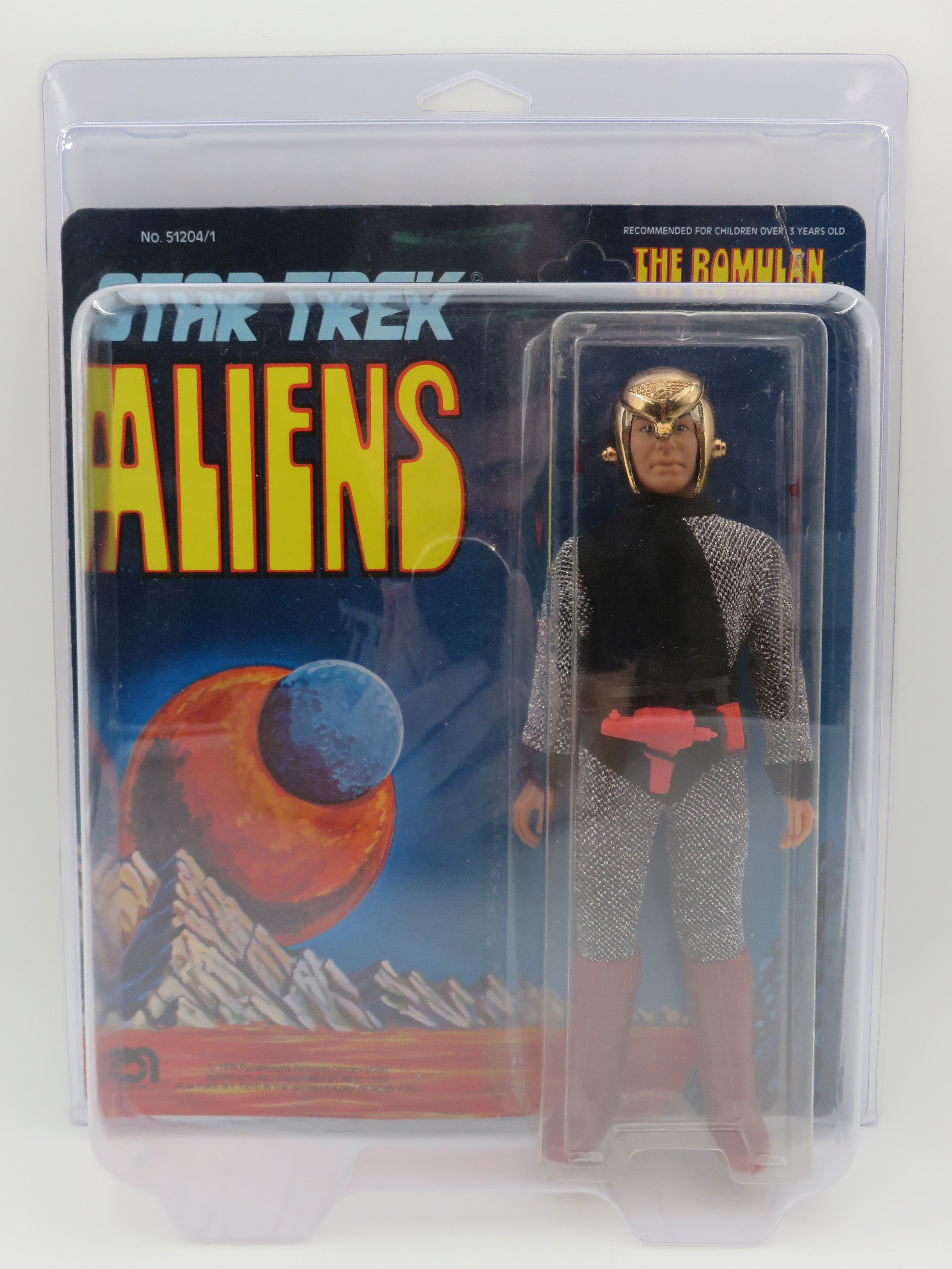 STAR TREK ALIENS The Romulan 8" Action Figure - Mego Corp. (1976) Series 3 Vintage Toy